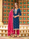 Hiral By Aanchi Vichitra Silk Wholesale Kurti With Bottom Dupatta In India
